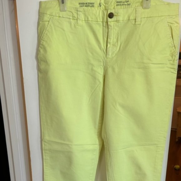 GAP Khakis, Size10, Lime color - Picture 1 of 3